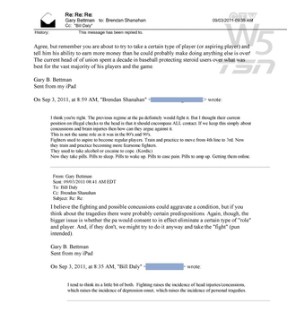 Illustration for article titled Unsealed NHL Emails Show Gary Bettman Discussing The Effects Of Fighting And Concussions